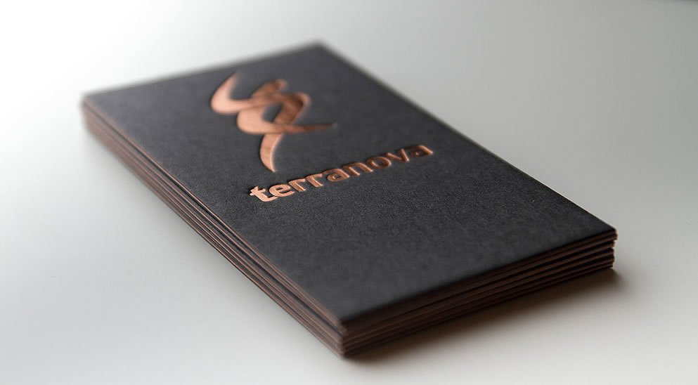 Copper Foil Business Card