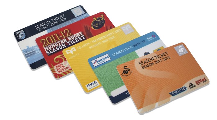 Colourful Plastic Cards