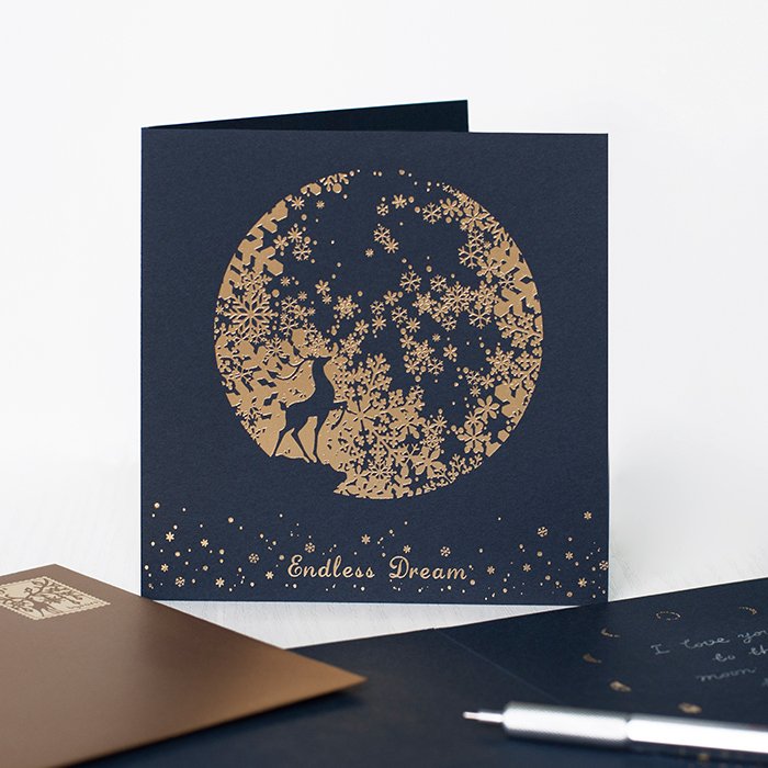 Copper Foil Greeting Cards