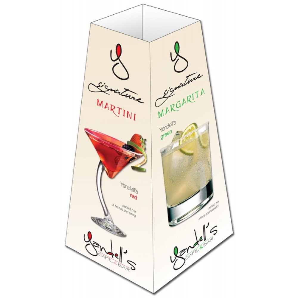 4 sided Table Tents